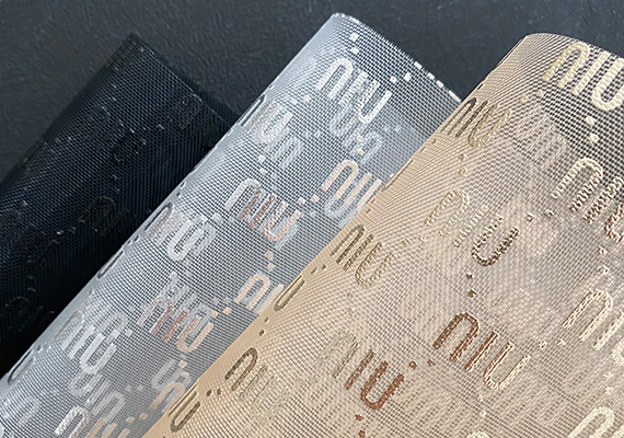 燙金網眼布